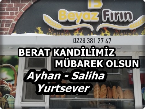 Beyaz Fırın’ın Berat Kandil Mesajı