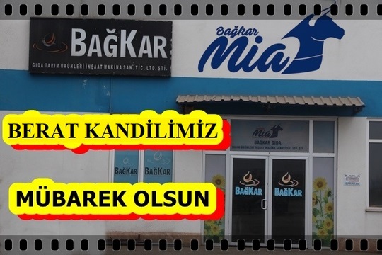 BAĞKAR YAĞ VE YEM SANAYİ BERAT KANDİL MESAJI