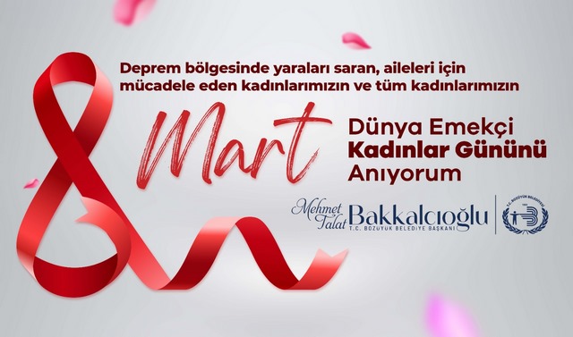 BAŞKAN BAKKALCIOĞLU’NUN KADINLAR GÜNÜ MESAJI