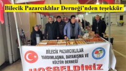 Bilecik Pazarcıklılar Derneği’nden teşekkür