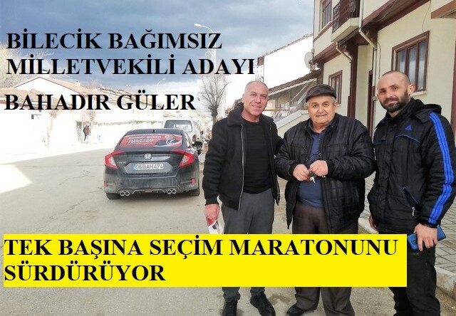 TEK BAŞINA SEÇİM MARATONUNU SÜRDÜRÜYOR