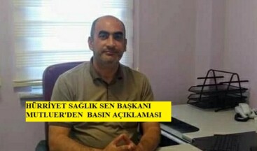 Hürriyet Sağlık Sen Bilecik İl Başkanı Mutluer “Memur Maaşlarına Ek Zam İstiyoruz “