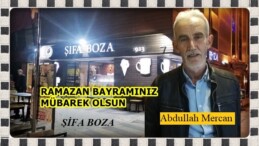 ŞİFA BOZA ABDULLAH MERCAN’IN BAYRAM MESAJI