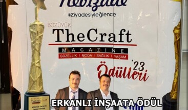 ERKANLI İNŞAAT’ A EN İYİ İNŞAAT FİRMA ÖDÜLÜ VERİLDİ