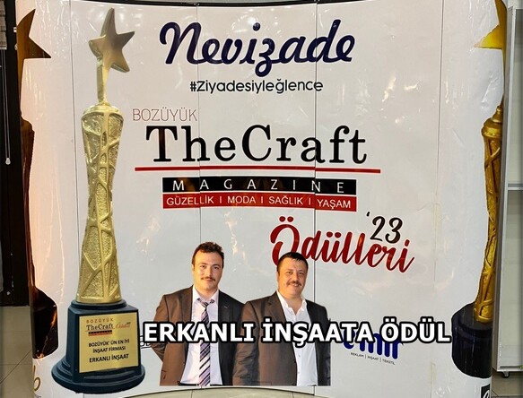 ERKANLI İNŞAAT’ A EN İYİ İNŞAAT FİRMA ÖDÜLÜ VERİLDİ