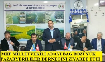 MHP Milletvekili Aday Bağ, Bozüyük Pazaryerililer Derneğini Ziyaret Etti
