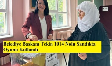 Belediye Başkanı Tekin 1014 Nolu Sandıkta Oyunu Kullandı