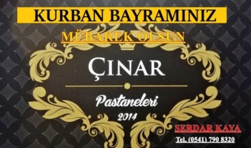 ÇINAR PASTANELERİ’NİN KURBAN BAYRAM MESAJI