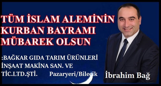 BAĞKAR YAĞ SANAYİİ KURBAN BAYRAM MESAJI