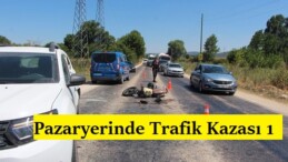 Pazaryeri’nde Trafik Kazası 1 Yaralı