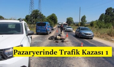 Pazaryeri’nde Trafik Kazası 1 Yaralı