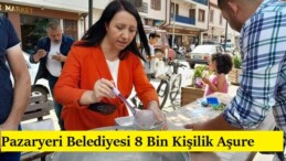 Pazaryeri Belediyesi 8 Bin Kişilik Aşure Dağıttı