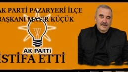 Pazaryeri Ak Parti İlçe Başkanı Mayir Küçük İstifa etti