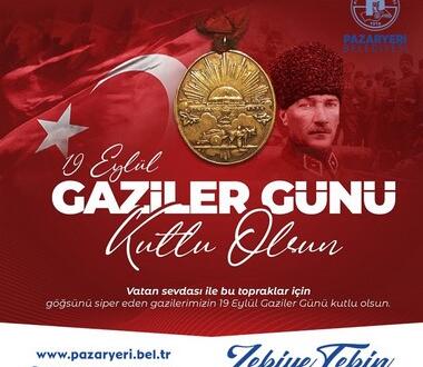 Belediye Başkanı Tekin’in Gaziler Günü Kutlaması
