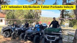 ATV tutkunları Küçükelmalı Tabiat Parkında buluştu