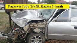 Pazaryeri’nde Trafik Kazası 3 yaralı