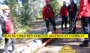 Bilecik UMKE’ den Gerçeğini aratmayan tatbikat