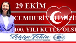 Pazaryeri Belediye Başkanı Zekiye Tekin, Cumhuriyetin 100’ üncü yıl Mesajı