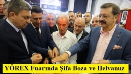 Antalya YÖREX Fuarında Pazaryeri Boza ve Helvası ile Göz doldurdu