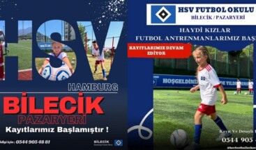 HSV Hamburg Pazaryeri Futbol Okulu Çok Yakında İlçemizde Faaliyetlerine Başlıyor.
