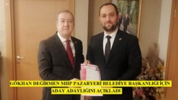 Gökhan Değirmen MHP’den Belediye Başkan Aday Adaylığını Açıkladı