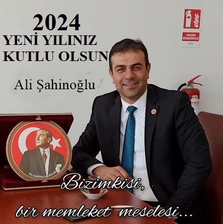 Pazaryeri CHP Belediye Başkan Adayı Ali Şahinoğlu’nun Yeni Yıl Mesajı