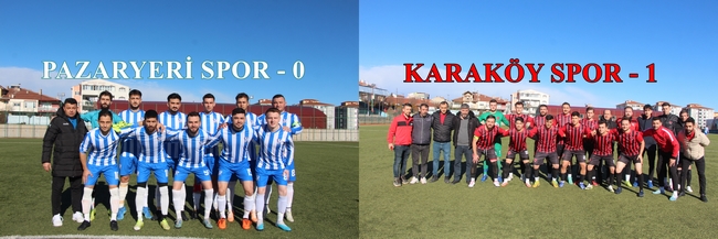 Pazaryeri Spor-0 Karaköy Spor -1