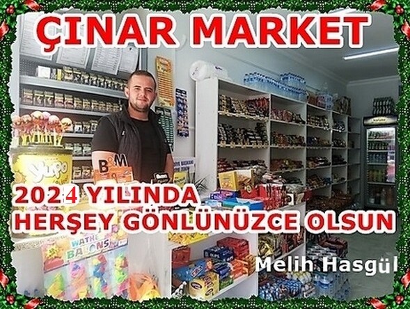 Pazaryeri Çınar Market’in 2024 Yeni Yıl Mesajı