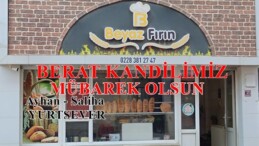 Pazaryeri Beyaz Ekmek Fırını’nın Berat Kandili Mesajı