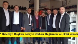 MHP Belediye Başkan Adayı Değirmen ve ekibi Esnaf Ziyareti yaptı