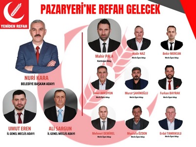 Yeniden Refah Partisi Belediye Başkanı ve Meclis Üye Adayları
