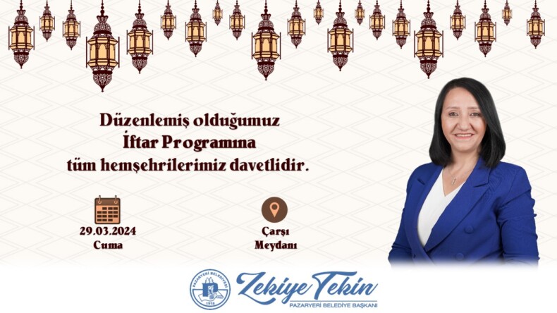 PAZARYERİ BELEDİYESİNİN BÜYÜK İFTARI