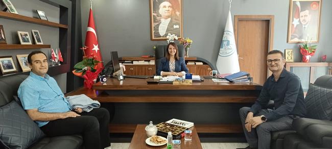 Pazaryeri Devlet Hastanesi Başhekimi ve Müdüründen Başkan Tekin’e ziyaret