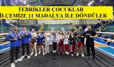 Pazaryeri Kick Boks Takımı 11 Madalya ile Döndü  Tebrikler
