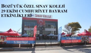 BOZÜYÜK ÖZEL SINAV KOLEJİNDE MUHTEŞEM 29 EKİM CUMHURİYET BAYRAMI ETKİNLİKLERİ