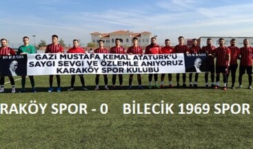 Karaköy Spor 0 – Bilecik 1969 Spor 2