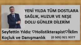 İklimdanismanlik Seyfettin Yıldız’ın Yeni Yıl Mesajı
