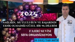 Sefa Organizasyon’dan Yeni Yıl Mesajı
