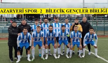 Pazaryeri Spor Grubunda liderliğini sürdürdü