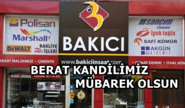Bozüyük Bakıcı Ticaret’in Berat Kandili Mesajı