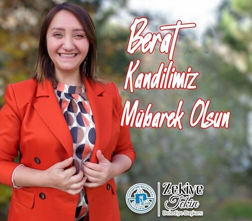 Belediye Başkanı Tekin’in Berat Kandili Mesajı
