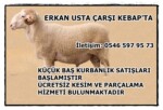 ERKAN USTA ÇARŞI KEBAP’TA KÜÇÜK BAŞ KURBANLIK SATIŞLARI BAŞLAMIŞTIR