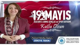 Başkan Tekin’in, 19 Mayıs Atatürk’ü Anma Gençlik ve Spor Bayramı Mesajı