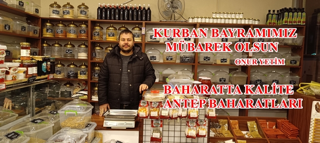 Antep Baharatları Onur Yetim’in Kurban Bayram Mesajı