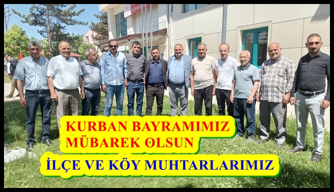 Pazaryeri ve Köy Muhtarlarının Bayram Mesajı