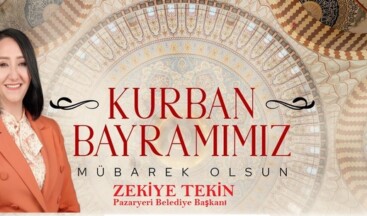Pazaryeri Belediye Başkanı Tekin’in Kurban Bayram Mesajı