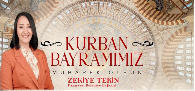 Pazaryeri Belediye Başkanı Tekin’in Kurban Bayram Mesajı