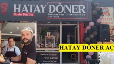 Pazaryeri’nde Hatay Döner Hizmete Açıldı