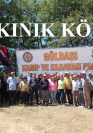 Pazaryeri Kınık Köyünde  Gölbaşı Kamp Karavan Tutkunları Bir Araya Geldi