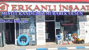 ERKANLI İNŞAATIN MEVLİT KANDİLİ MESAJI